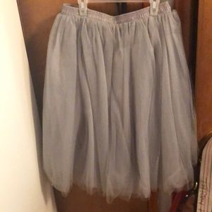 Gray tutu skirt